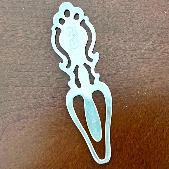 Vintage Towle Sterling Silver Bookmark F - Picture 8 of 10